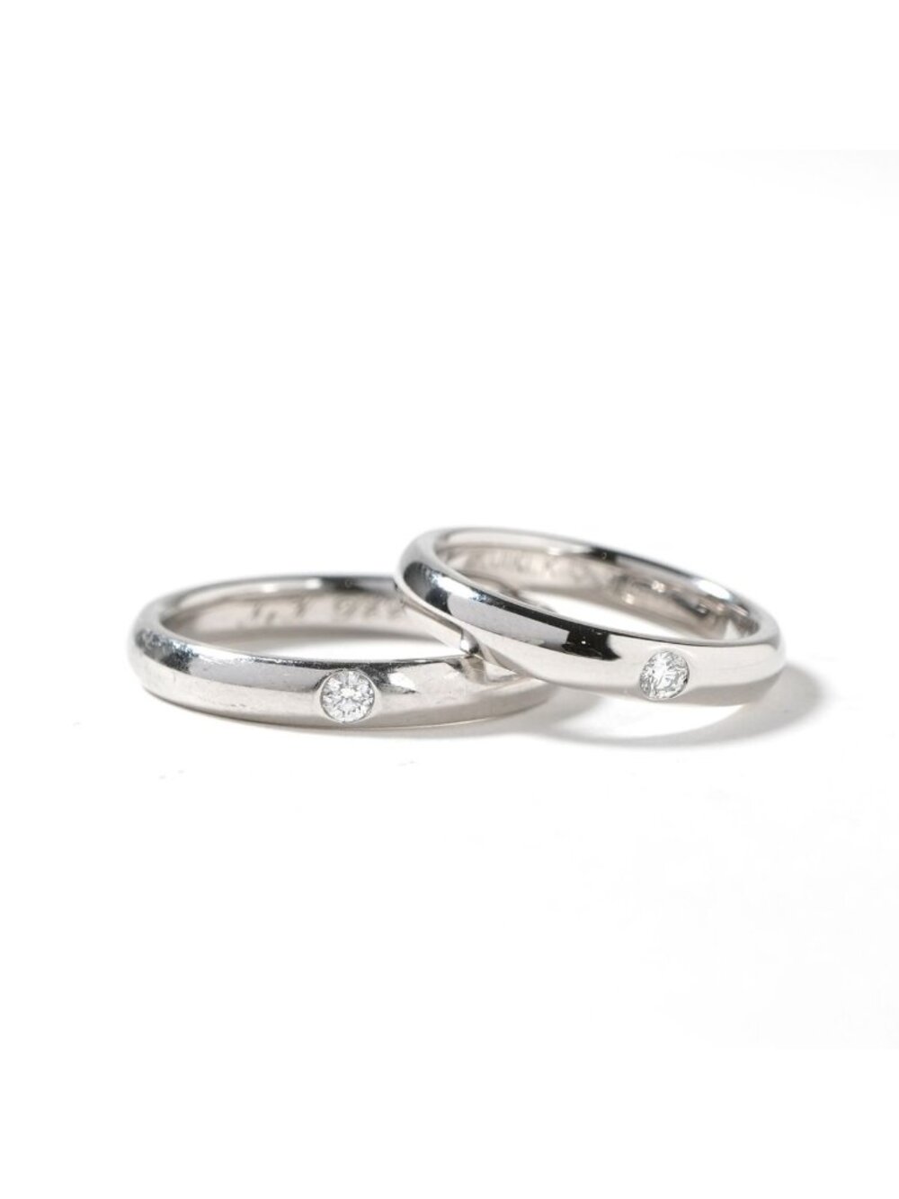 Harry Winston Round Cut Marriage Ring Brilliant Single Diamond Band